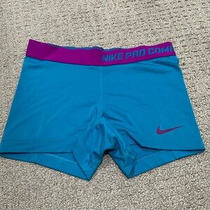 Nike pro combat dri-fit spandex shorts
